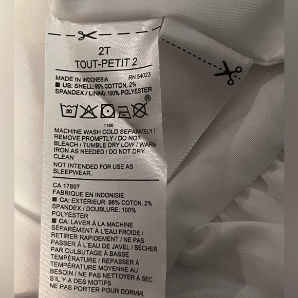 Janie and Jack FLORAL SATEEN PEPLUM JACKET Size 2T - Picture 6 of 6